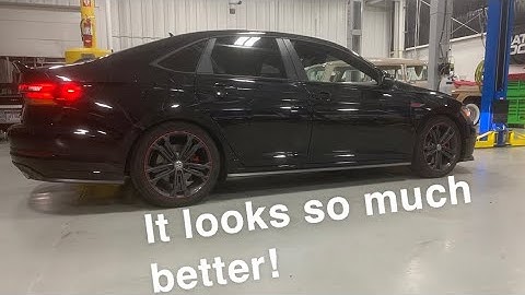 H&R Lowering Springs Install on a 19 Volkswagen Gli!