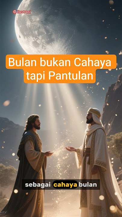 Bulan bukan Bercahaya tapi Pantulan #kisahinspirasi #mukjizatalquran #miraclequran #quotes #shorts