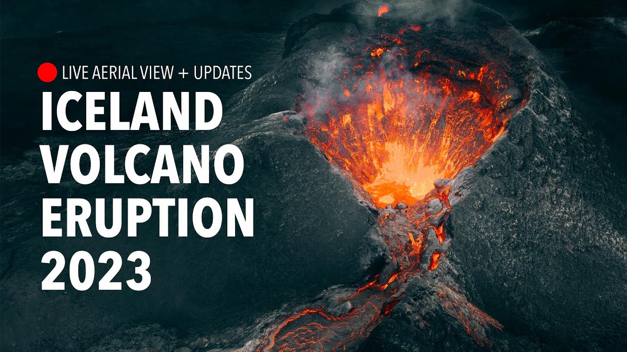 Live View Iceland Volcano Eruption Youtube