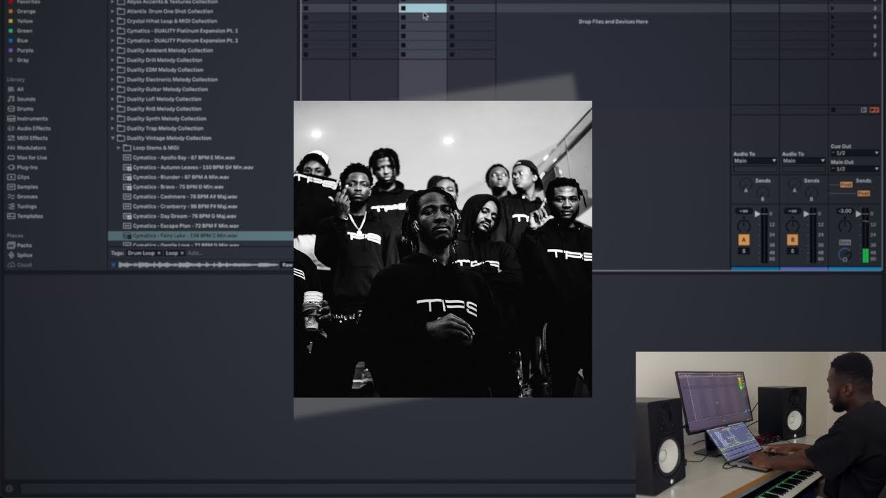 Making Beats for O'kenneth and Black Sherif 🎹 | Chillin's Beat Vlog Ep.1🔥🔥🔥