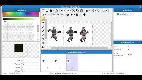 como hacer una animacion corriendo en construct3