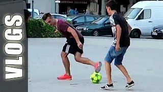 Fútbol Freestyle con Comida & Afeitado Mortal  - GuidoFTO (FootballTricksOnline) Vlogs