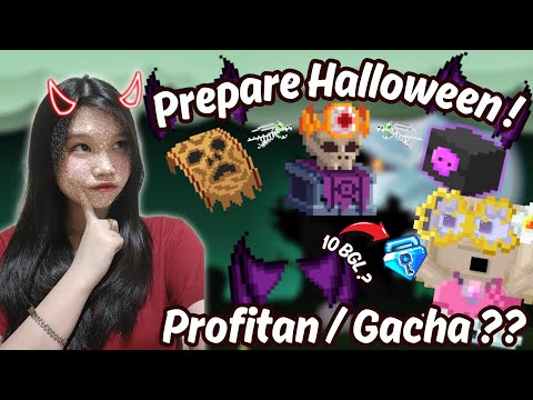 Tips Prepare Halloween 2024 🎃 Easy Profit Only Drop Item ?? / Gacha ?? || GROWTOPIA