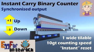 10gt Up/Down Binary Counter - with reset and set bit (jump) functions