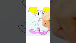 Dee Dee coloring #drawing #youtubeshorts #coloringadventure #art #drawingtechniques
