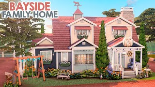 Bayside Family Home // #BloominginSpringCollab | NO CC | The Sims 4 Speed Build