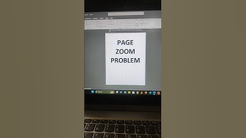 Ms Word zoom not working #iktricks #msword