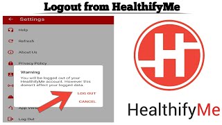 How to Logout from HealthifyMe app | HealthifyMe Sign Out Process | Techno Logic | 2022 screenshot 3