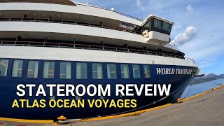 Stateroom Review| Atlas Ocean Voyages | World Traveller screenshot 4