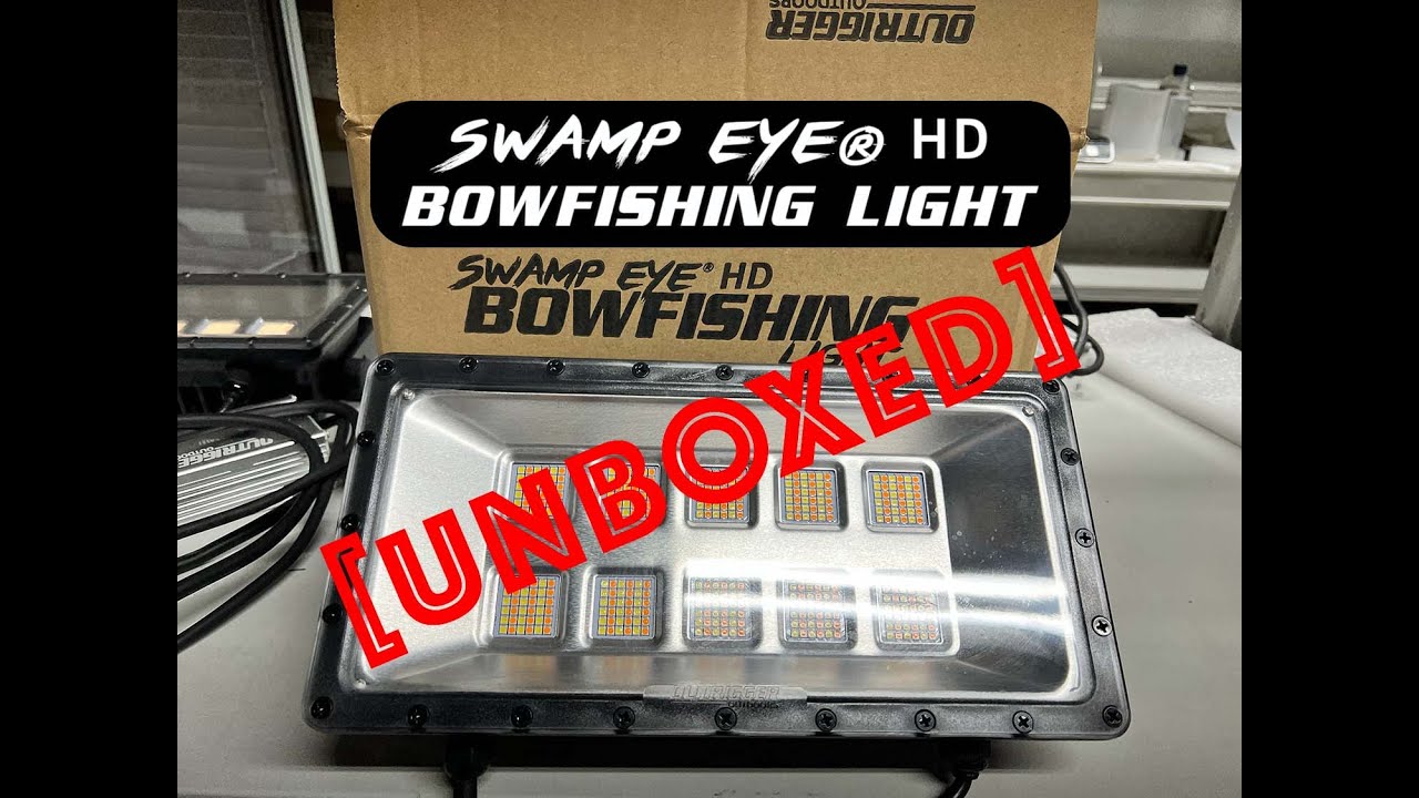 Swamp Eye HD Bowfishing Light Unboxing and Building Block Wire Harness