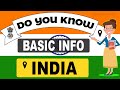 Do you know india basic information  world countries information 79  general knowledge  quizzes