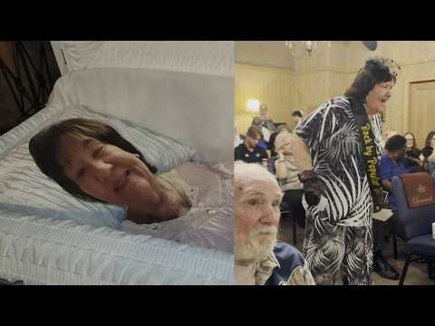 80-Year-Old Woman Has Her Own Funeral To Combat 'FOMO'