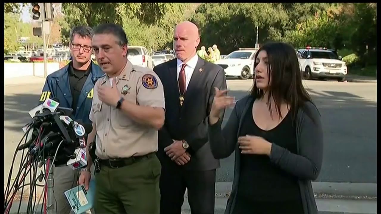 Thousand Oaks, CA Shooting Press Conference YouTube