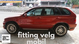 FITTING VELG MOBIL EH KETEMU SAMA BMW X5 E53 SIENA RED SUPER RARE CUAKEP GAN! FITTING VELG MOBIL EH KETEMU SAMA BMW X5 E53 SIENA RED SUPER RARE CUAKEP GAN!