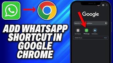 How To Add Whatsapp Shortcut in Google Chrome (2025) - Easy Fix