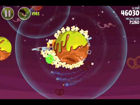 Angry Birds Space - Level 4-10 - 3 Stars Walkthrough - Utopia