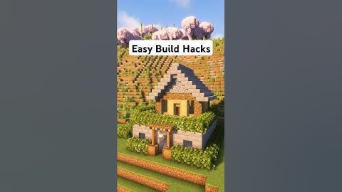 EASY Minecraft Building Hacks You Need to Know! #shorts #minecraft
