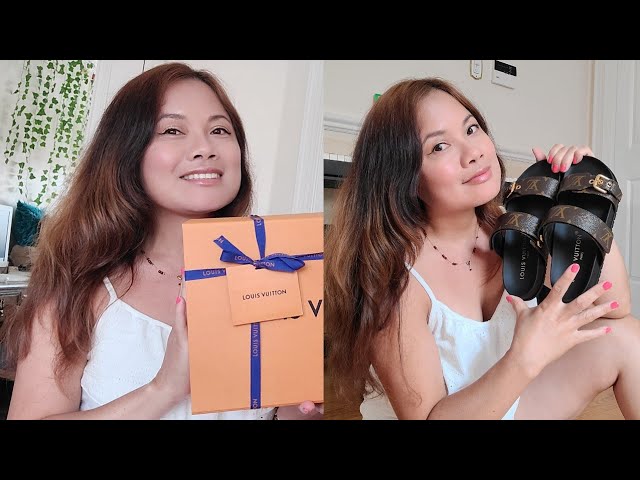 Mothers Day Gift Unboxing, LOUIS VUITTON Bom Dia Flat Comfort Mule #m