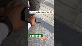 iPhone 14 pro break test | iPhone 15 pro break test shorts iphone