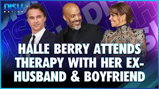 Halle Berry Attends Therapy With Her Ex-Husband & Boyfriend