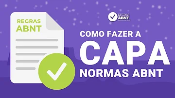 Como fazer capa e Contra-capa ABNT 2020?
