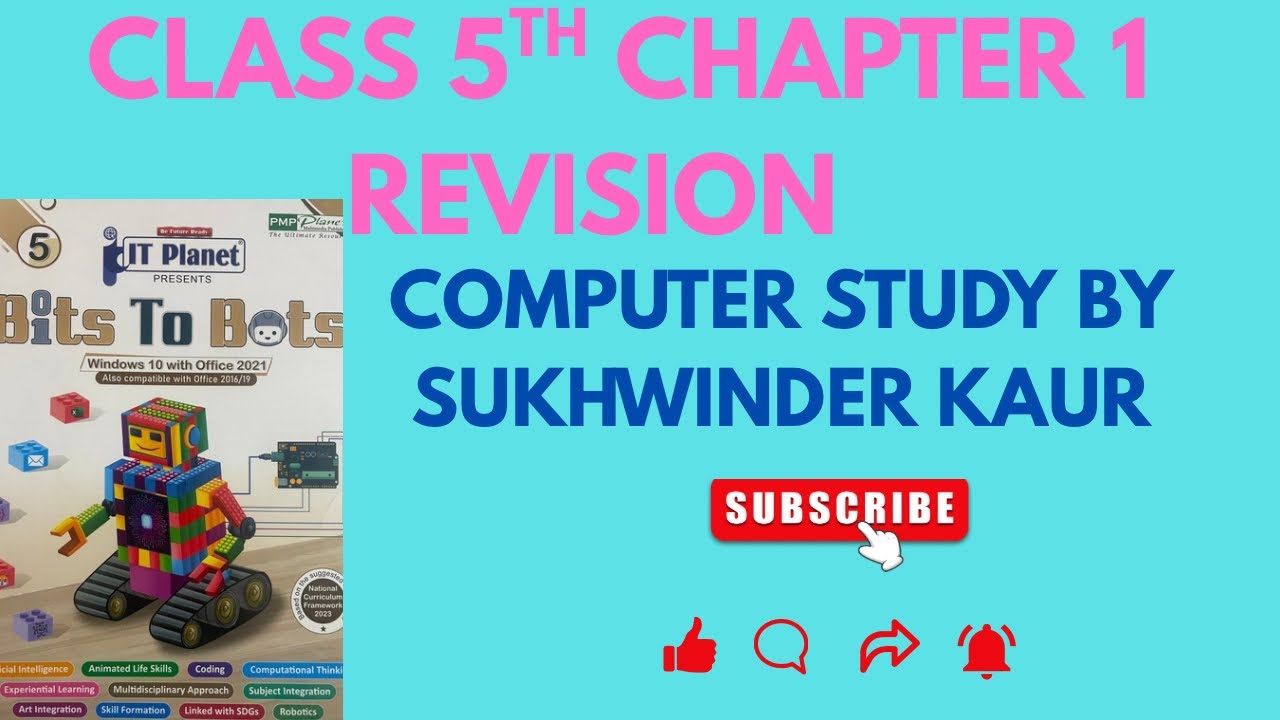 File management window Class 5th chapter 1 ,Bits and Bots, PMP ...