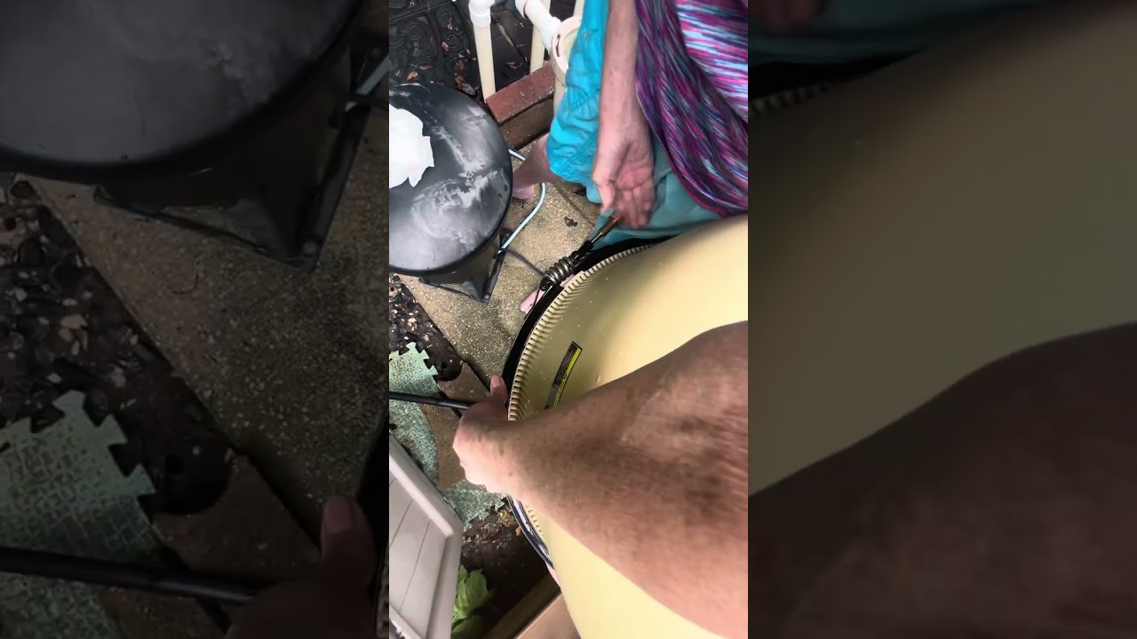 Grandma tried to fix a pool pump filter and exploded!!!!!!!😱😱😱😱 everyone is safe