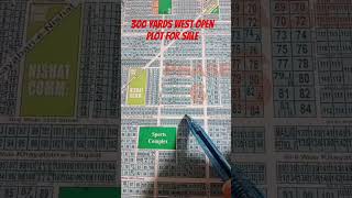 Main Shujjat 300 Yards West Open Plot for Sale Phase 6 DHA Karachi #dhakarachi #plotforsale #shorts