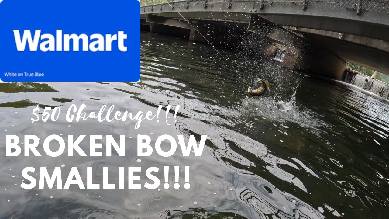  Wal-Mart Fishing Challenge in Broken Bow, Oklahoma!!! – The Smallmouth were EVERYWHERE!!!