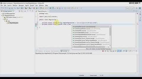 Who Am I? - Username Validation with Regular Expression | JAVA