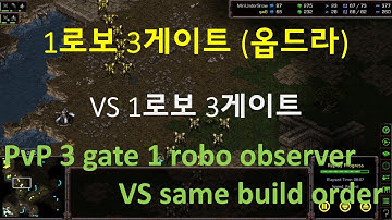 [PvP] 3 gate 1 robotics observer (6 goon 1 zealot 1 ob)  vs 3 gate 1 robo (7goon 1zea 1 ob)