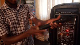 How to connect a wireless microphone to a speaker (Voyz)