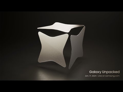 Invitation for Galaxy Unpacked January 2024 Samsung