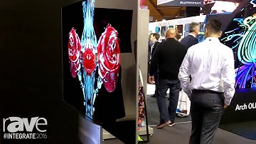 Integrate 2016: LG Shows a Two-Sided OLED-Based Wall Paper Display as Thin as Cardboard