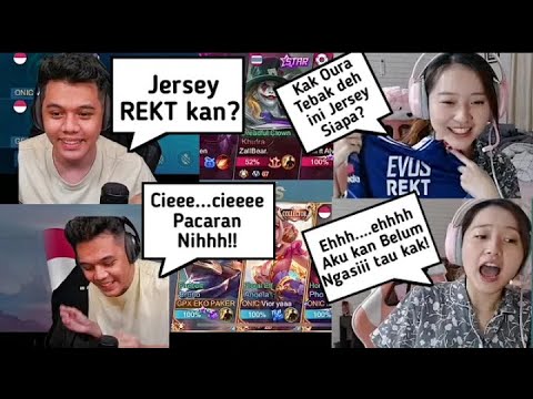 Vior pamerin Jersey REKT ke Oura ! Oura Kepo Status Hubungan Vior dan REKT skrg ! Lucu Banget!