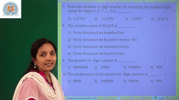 19TH OCT KN & NORTH CLASS V MATHS AMAZING ASSIGNMENT KEY