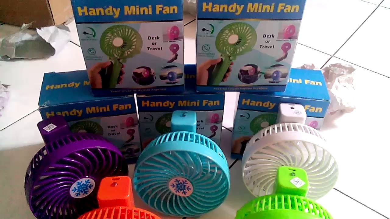 Dijual handy mini fan YouTube
