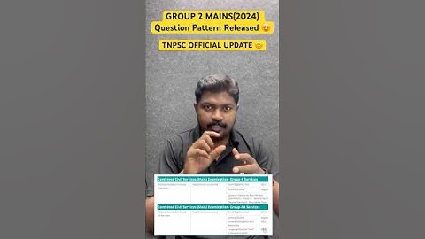 Group 2 Mains (2024) - Question Pattern Released ☺️ #adda247tamil