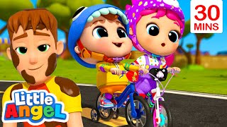 How to Ride a Bike +More Healthy Habits Little Angel Nursery Rhymes