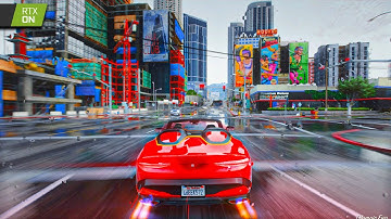 GTA 5 MOST REALISTIC RAY TRACING GRAPHIC |NVE + QUANTV + REAL VOLUMETRIC CLOUDS +RTX REFLECTION+RTGI