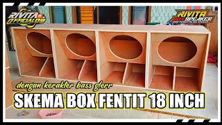 SKEMA BOX FENTIT 18 inch KRAKTER BASS