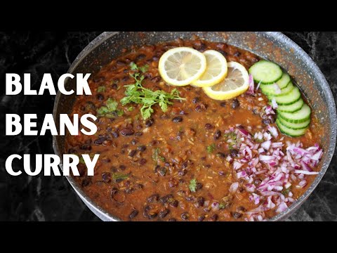 Black Beans Curry Vegan Recipe