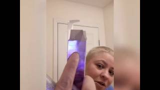 I dyed my hair using ion brights semi permanent color in lavender.