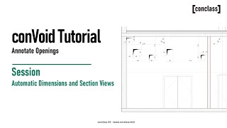 ConVoid for Revit: Automatic Dimensions and Section Views