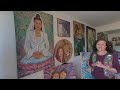 Colombian Artist, Maria Penagos, Virtual Reality Interview about Painting (VR180 Video 3D)
