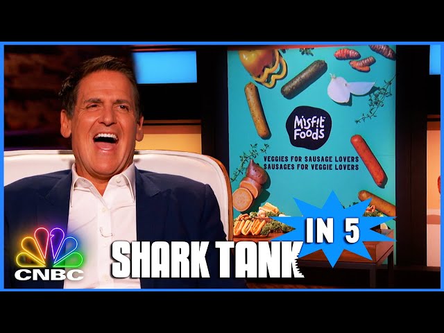 Misfit Foods Takes a Bite Out of The Sharks | Shark Tank In 5 | CNBC Prime