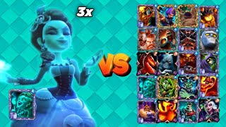 Wraith 3X Vs All Cards Castle Crush