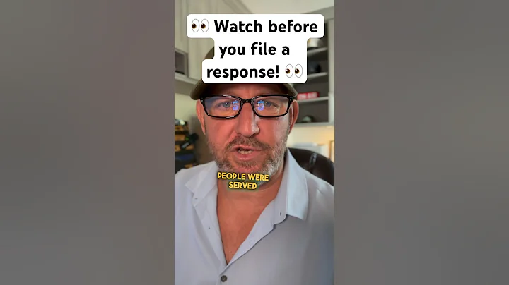 👀 FILING a RESPONSE is a BIG MISTAKE : Uncontested California Divorce