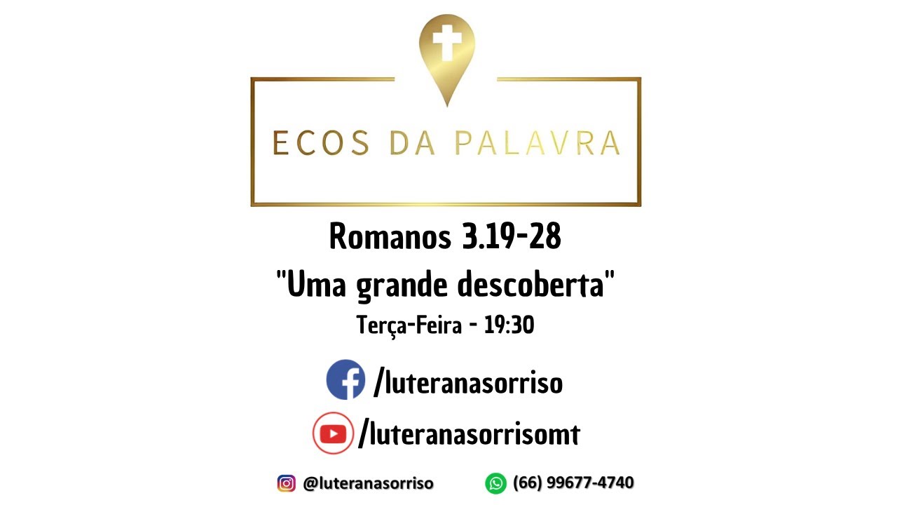 Ecos da Palavra - Romanos 3.19-28 - 