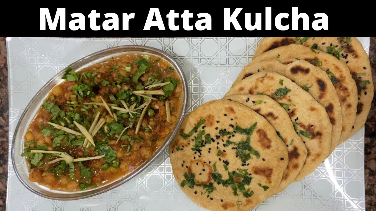 Matar Atta Kulcha Recipe | Easy Instructions | ManJeet Kitchen | मटर कुलचा (छोले कुलचे)